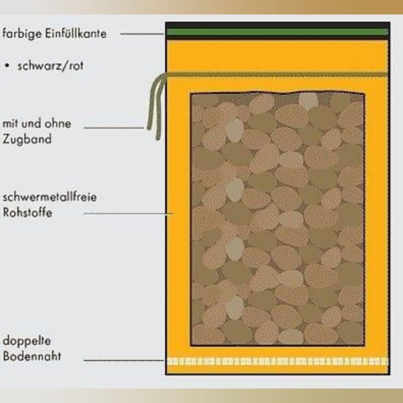 Kartoffel-Raschelsäcke 12,5 kg